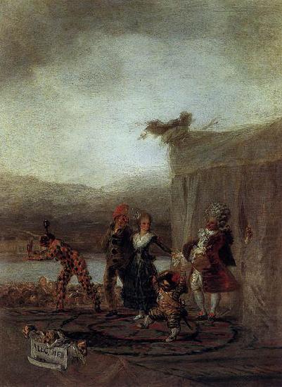 Francisco de Goya The Strolling Players china oil painting image